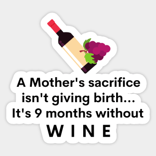 Mother sacrifice Sticker